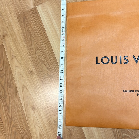 Louis Vuitton Authentic X Large Paper Shopping Bag 20”x19”x4.5” - Picture 3 of 4